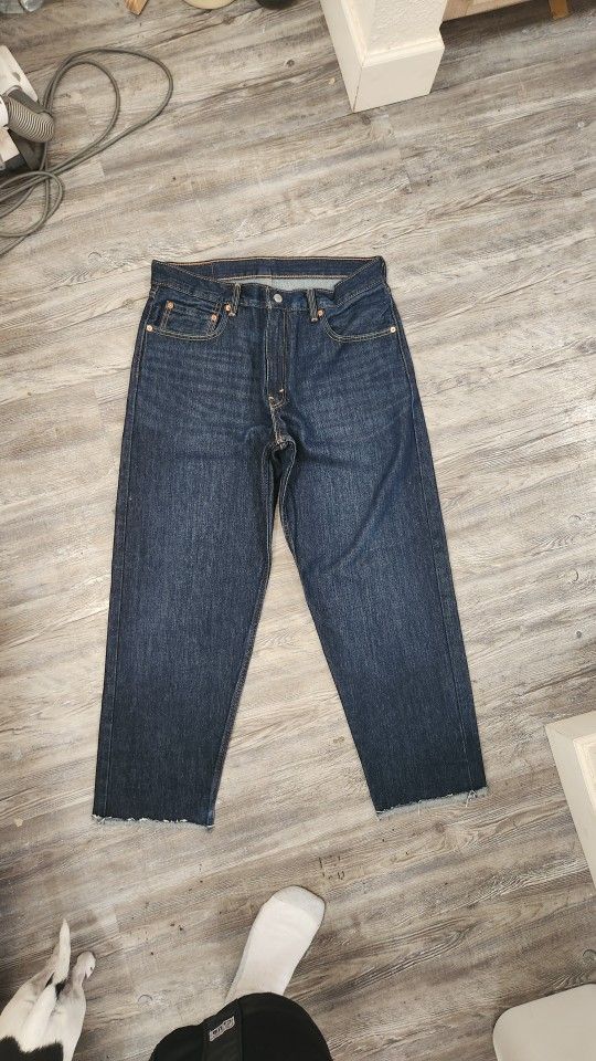 550 Levi's Blue Straight Jeans Classic Style