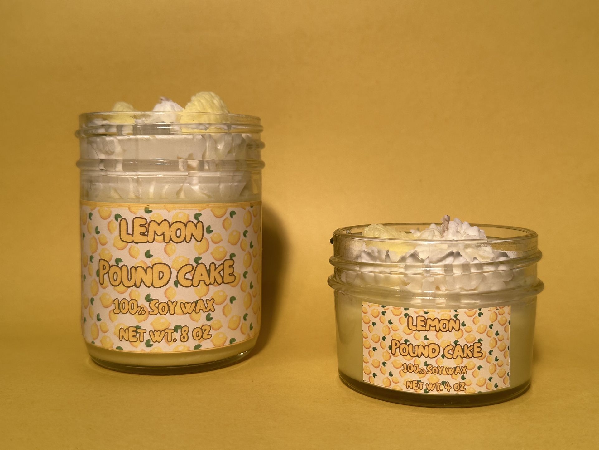 Lemon Poundcake Candles 8oz