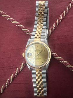 rolex datejust two tone 36mm