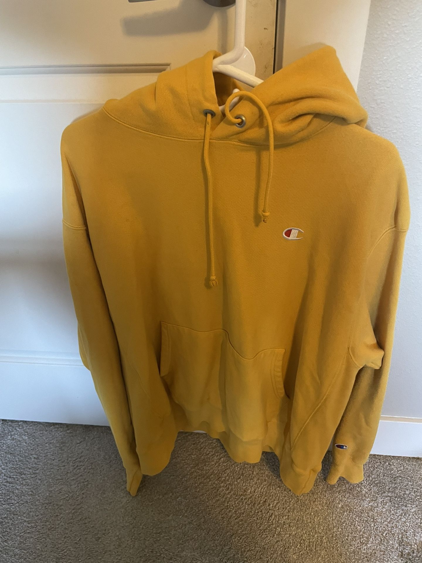 Yellow Champion Hoodie