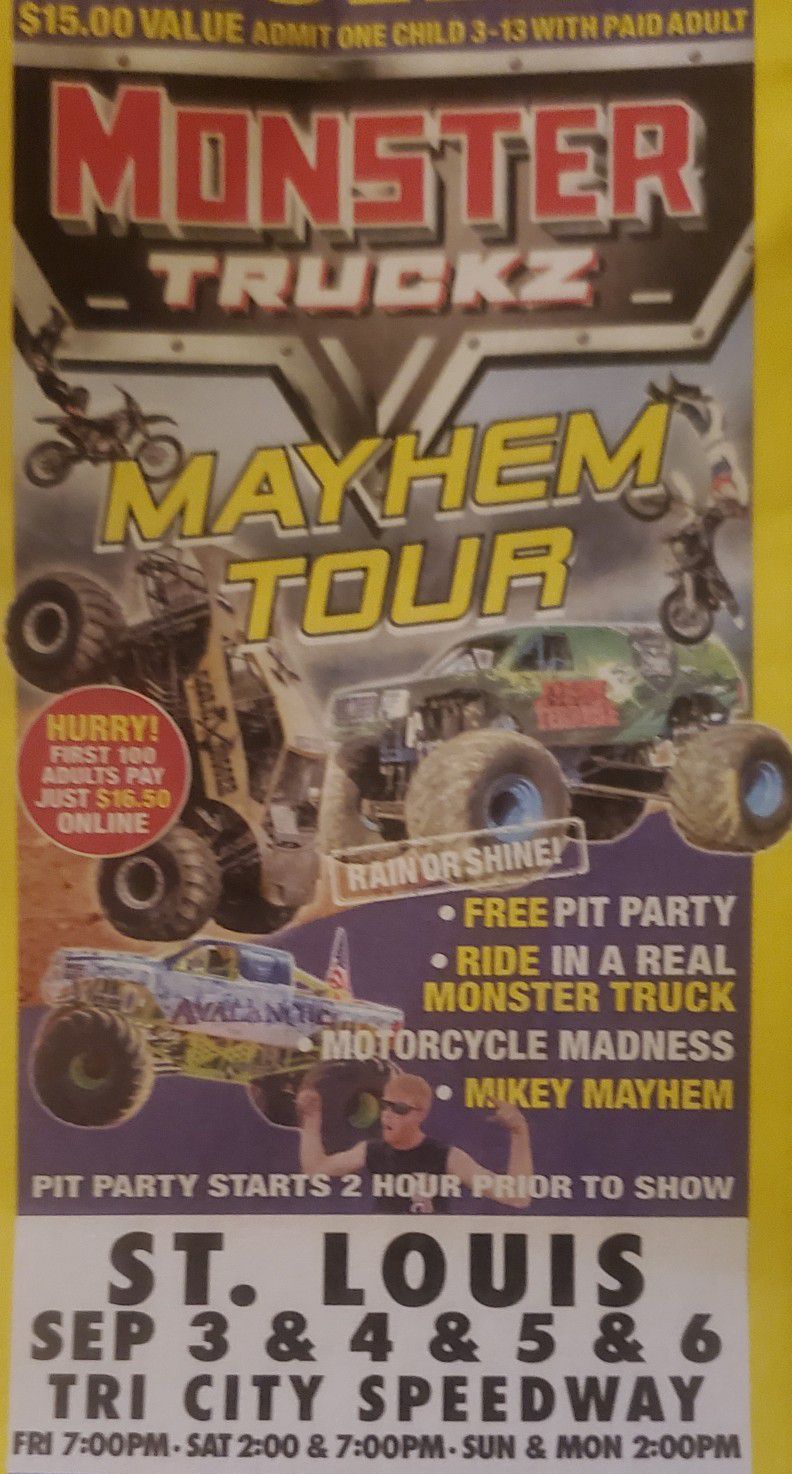 Monster Truck Mayhem Tour 