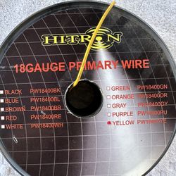 18 G Yellow Cable