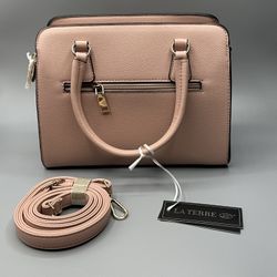 LA TERRE Small Crossbody Bag, Dome Shoulder Bag with Adjustable Strap