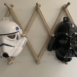 2 Vintage Masks- DARTH & STORM