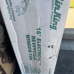 Air King 16in Window Fan (New) In Box 