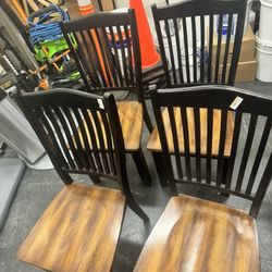 Wooden Dinner Chair Set