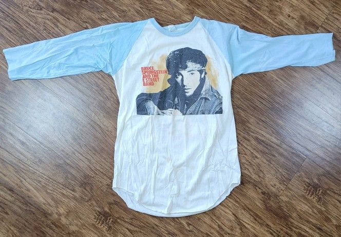 Vintage Bruce Springsteen Men's Size Medium Concert Shirt World Tour 84' 85
