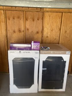 Samsung washer and dryer never opened