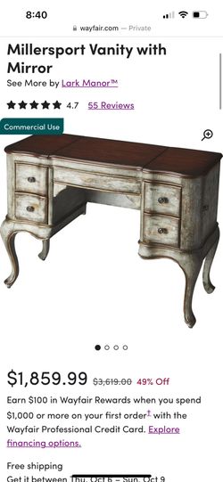 Brand New Vanity Make Up Dresser