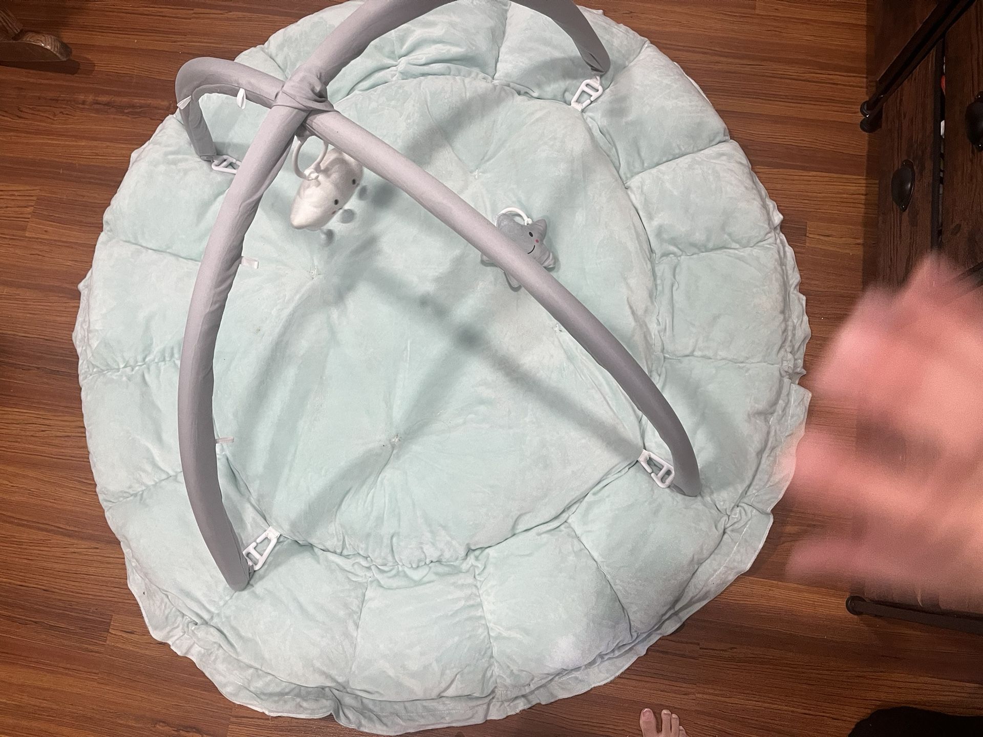 Baby Play Mat And Muslin Swaddle Blanket