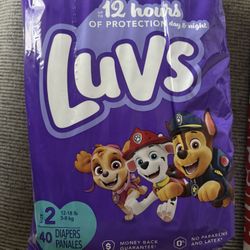 Luvs Diaper Pack Size 2 