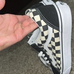 Never Worn Checkered Vans 