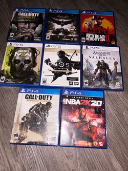 Ps5 and ps4 games