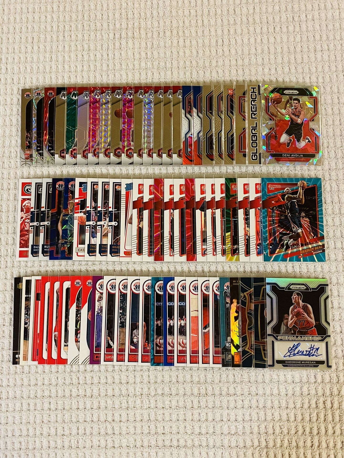 Washington Wizards 70 Card Basketball Lot!