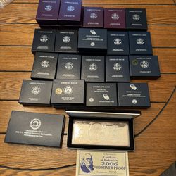 Silver Eagle Proof Collection Plus Extra Silver