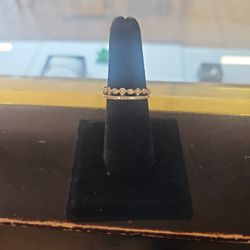 Double Band Diamond Ring