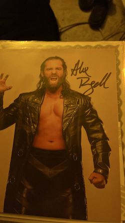 AEW signed photo