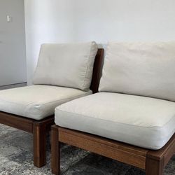 IKEA Applaro Wood Chairs Pair