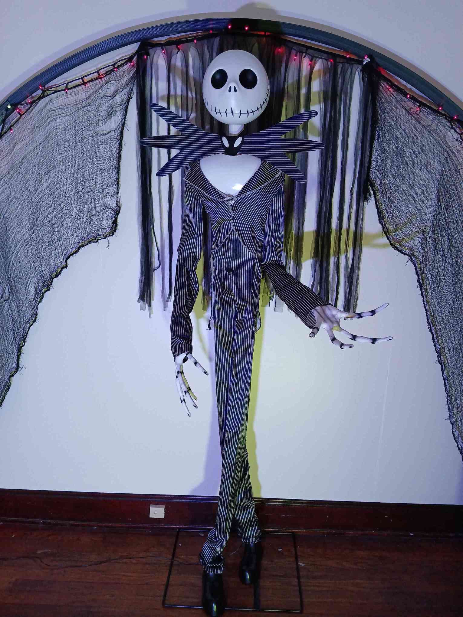 6.5’ Life Size Disney The Nightmare Before Christmas Jack Skellington Halloween Animatronic