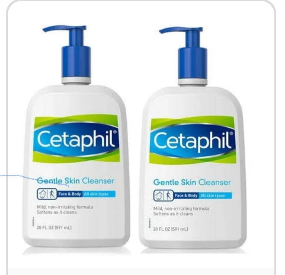 Cetaphil Gentle Skin Cleanser. Mild, non-irritating formula | Soften as it cleans. | 20 oz.