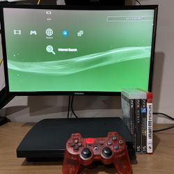 CLEAN PS3 + 4 Free Games