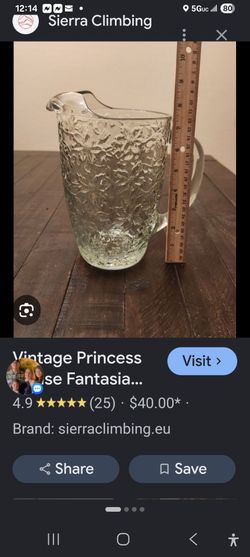 Fantasia Princess House pitcher
