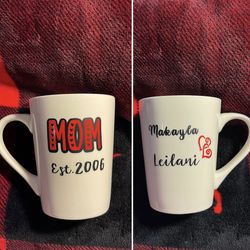 Order Early.. Cute Personalized Mother’s Day Mug $15.00