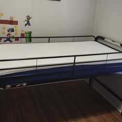 Twin Size Loft Bed With Mattress 