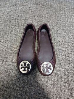 Tory Burch Claire Quilted Medallion Ballerina Flats Neiman