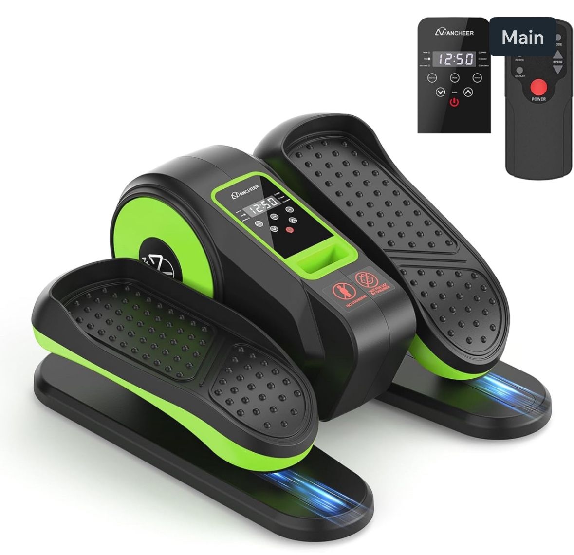 ANCHEER Under Desk Elliptical, Leg Exerciser While Sitting for Seniors Adults, E