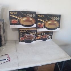 PARINI 18K GOLDEN CHEF 4PC COOKWARE  COLLECTION