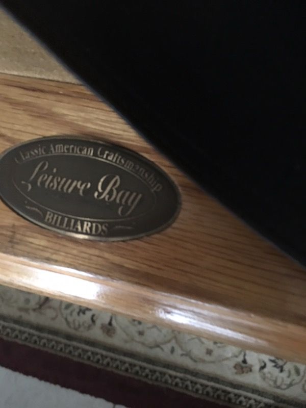 Classic American Craftsmanship- Leisure Bay Billiards pool table