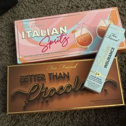 Too Faced Shadow Pallets & Eyeshadow Insurance 