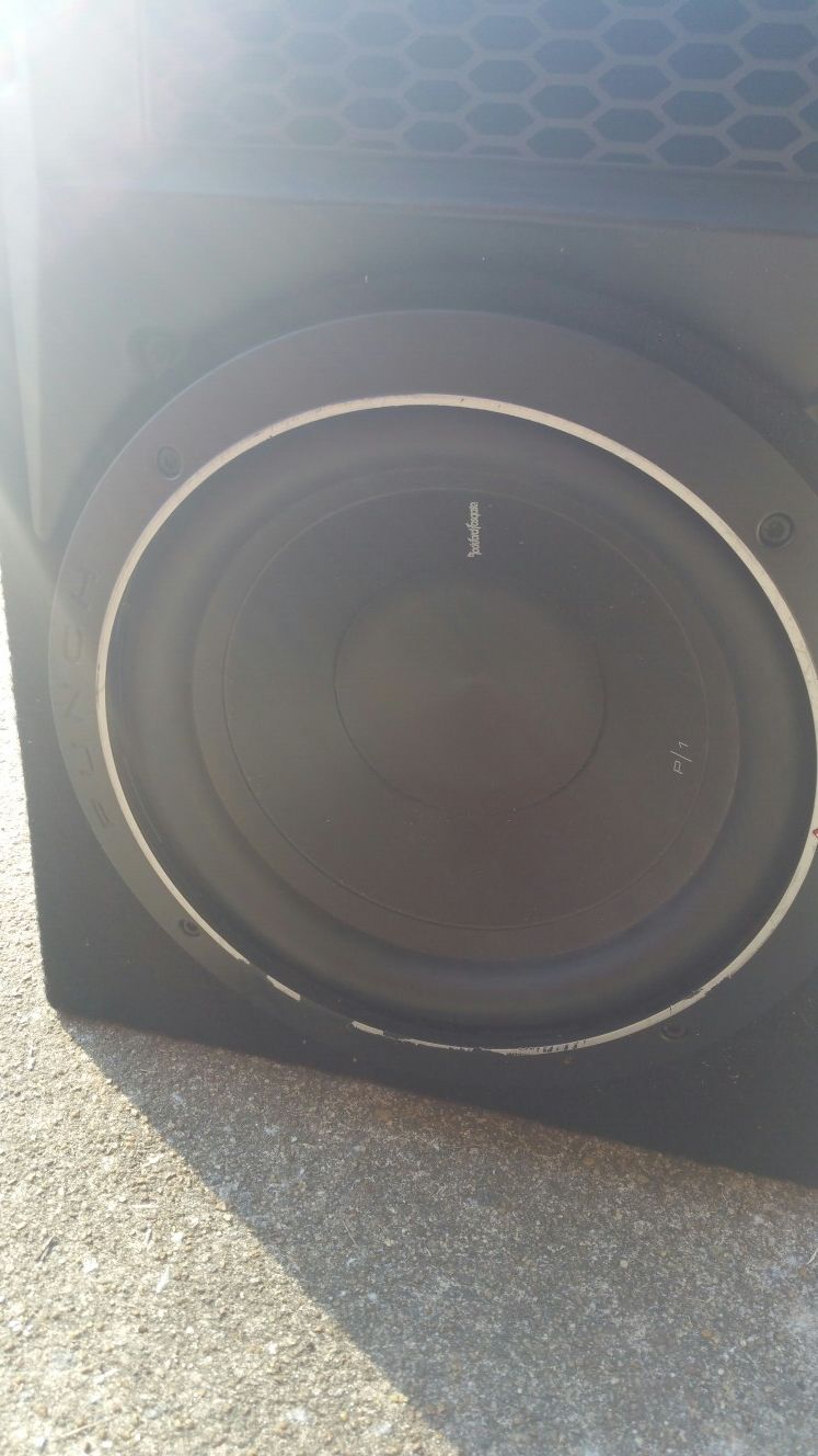 Rockford Fosgate 10 inch speker box