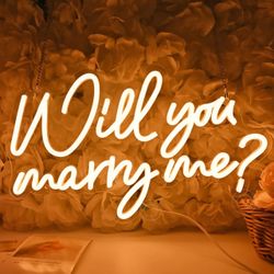 Will You Marry Me ? Led Neon Light Sign