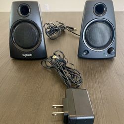 Speakers Logitech Z130 With Power Adapter Good Condition