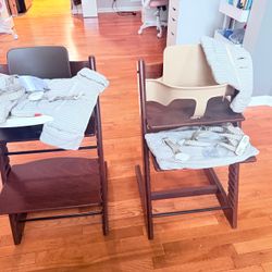 Stokke Tripp trapp high chairs