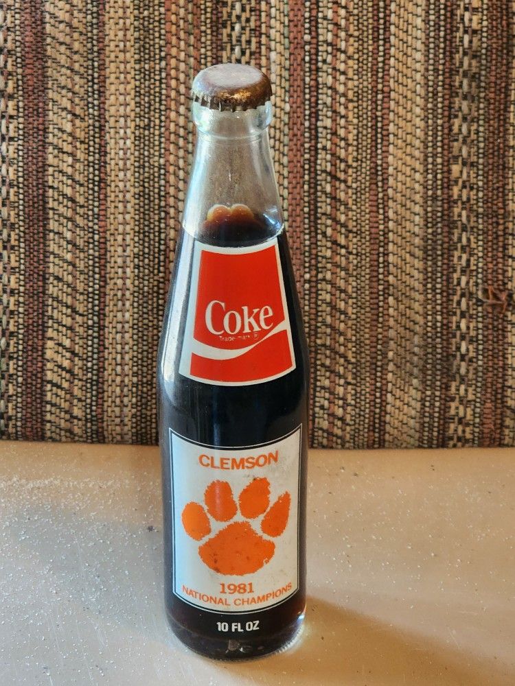 Coca~Cola Clemson TIGERS 1981 Championship Commemorative
