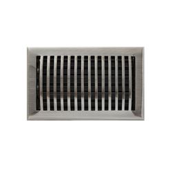 Signature Hardware Dome Vent Floor Register w/ Louvers 8" x 12" (Antique Brass)