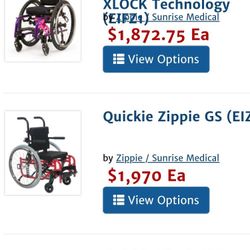 Brand New Zippie Wheelchair
