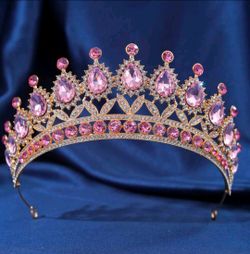Pink and gold crown/tiara