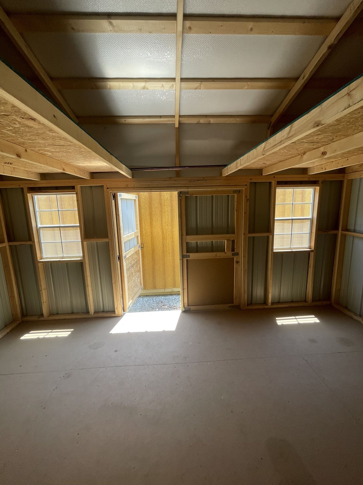 12x16 Repo Lofted Garden Shed For Sale