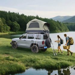 Truck Roof Tent, Car SUV Roof Tent Inflatable,Roof Top Tent Camping for 2 Person,Easy to Set Up