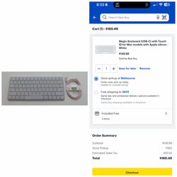 Magic Keyboard (USB-C) with Touch ID for Mac models with Apple silicon - Pink (brand new).