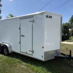 7x16 Enclosed Trailer 