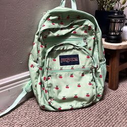 Jansport Green Cherry Laptop Backpack