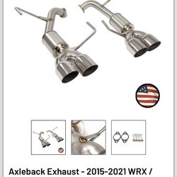 2015-2021 Subaru WRX Nameless axle back Mufflers