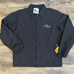 KAWS x Uniqlo Warhol Coach Jacket Black Medium Large XL 3XL