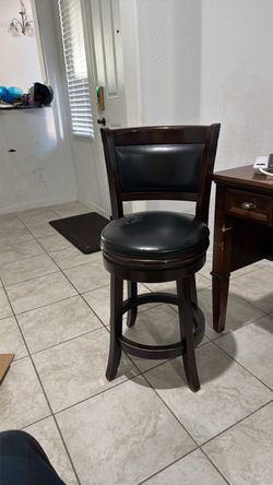 Free- Two Swivel Bar Stools with Back