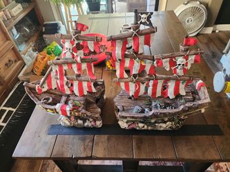 Fish Tank Pirate Ship